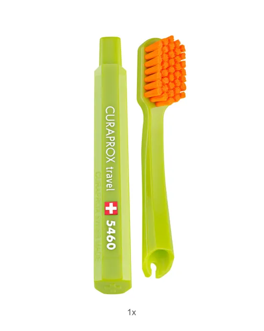 Red Travel Toothbrush Set