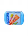 Blue Travel Toothbrush Set