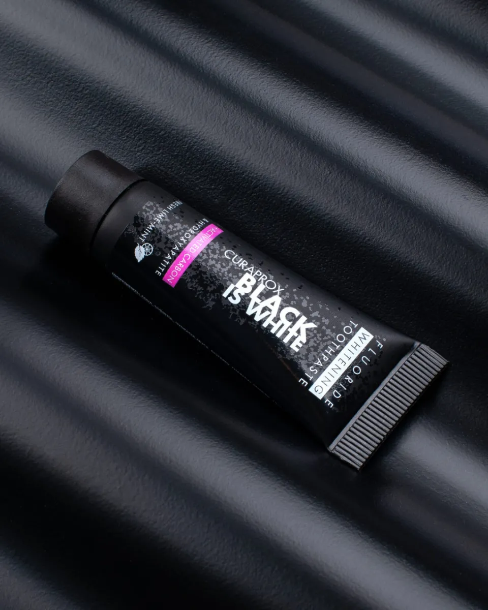 Black is white charcoal toothpaste