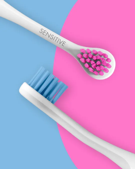 Curaprox Hydrosonic Brush Heads in Vibrant Rainbow Colours – Superior Clean, Gentle Care, Enjoyable Routine.