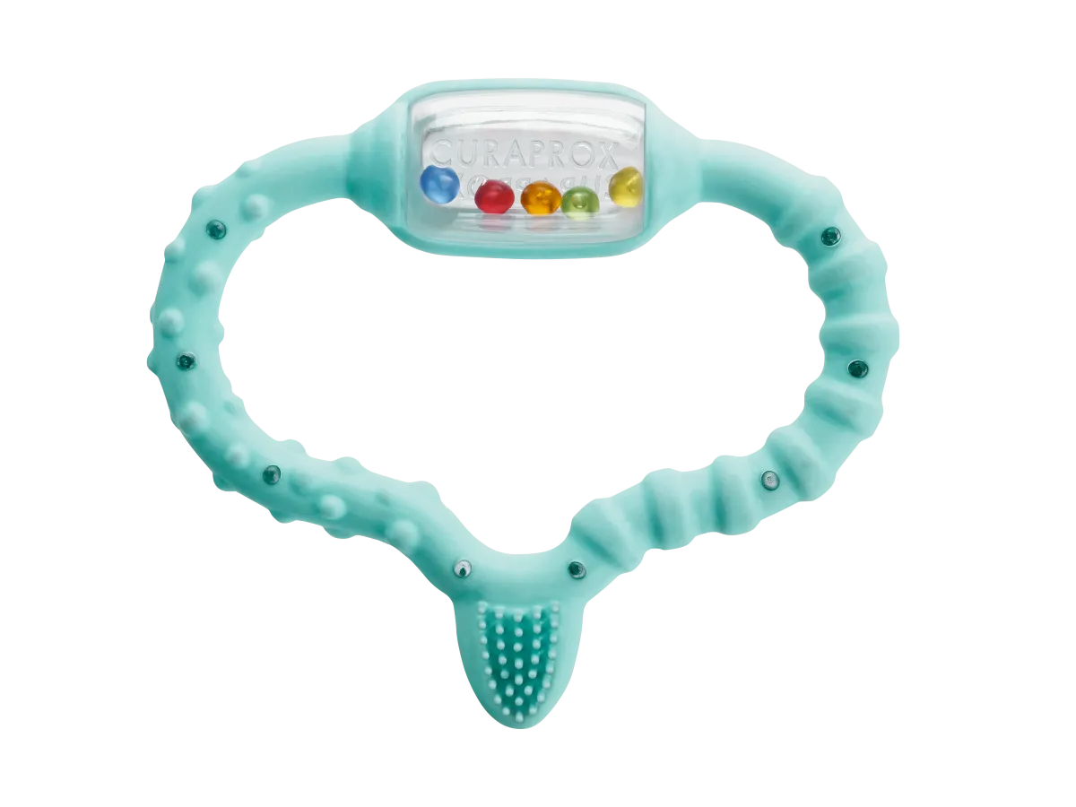 Calming silicone soothers with flat tips - one size for all